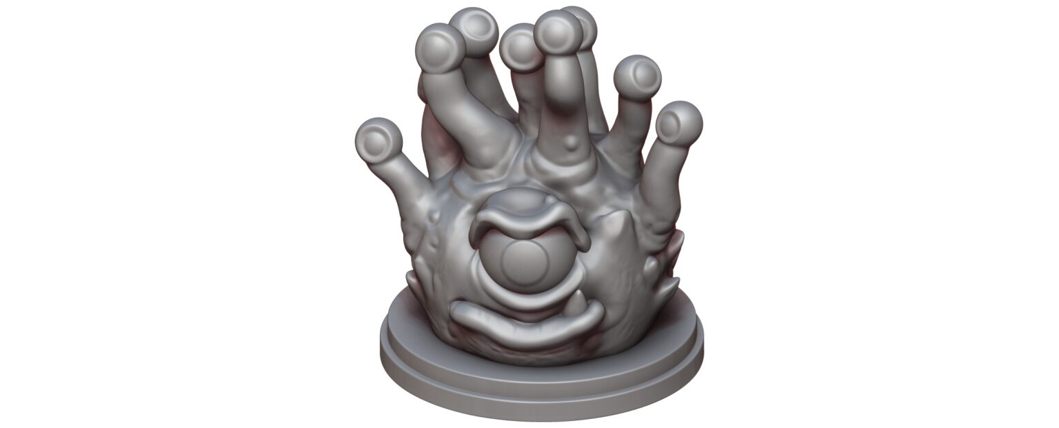 Evil Eye Dice Guardian Ars Moriendi 3D